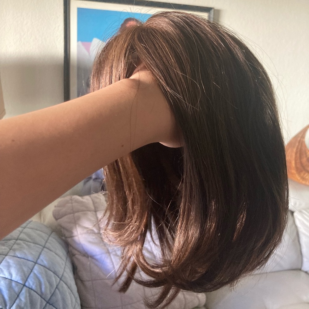 NWT Sleek Soft Human hair Georgie Wig